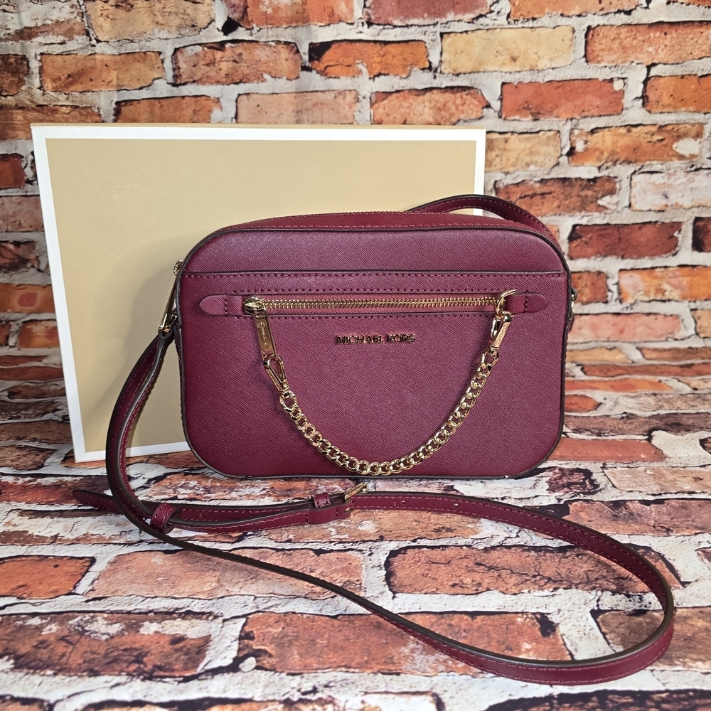 Michael Kors Burgundy Crossbody Bag